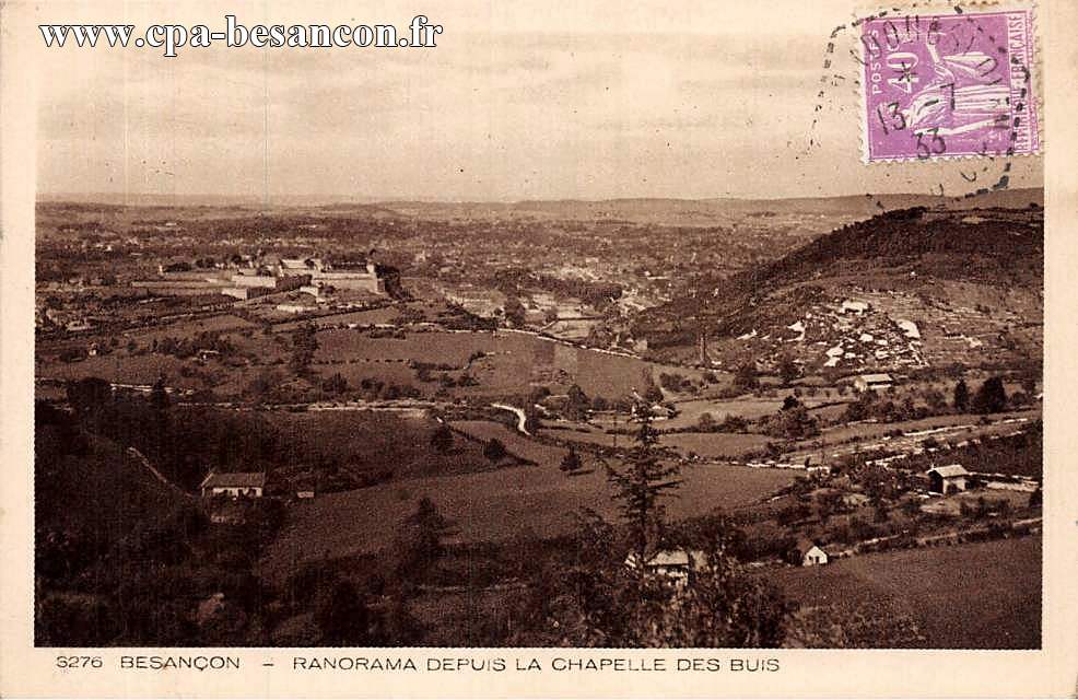 3276 BESANÇON - PANORAMA DEPUIS LA CHAPELLE DES BUIS